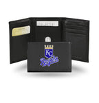 Royals Leather Wallet Embroidered Trifold