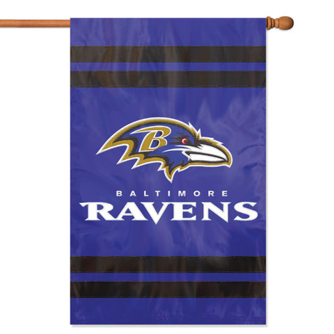Ravens Premium Vertical Banner House Flag 2-Sided