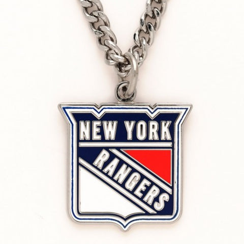 Rangers Necklace Logo NHL