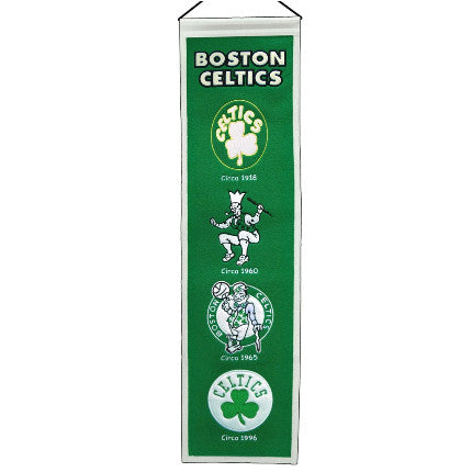 Celtics 8"x32" Wool Banner Heritage