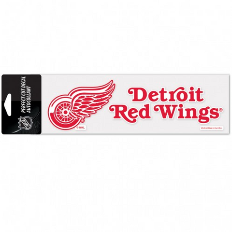 Red Wings 3x10 Cut Decal