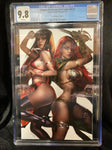 Vampirella vs Red Sonja Issue #v2 #1 2022 The 616 Comics Edition D Variant CGC Graded 9.8 Comic Book