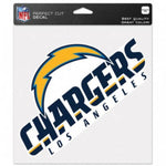 Chargers 8x8 DieCut Decal Color Name