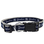 Yankees Dog Collar Woven Ribbon Medium