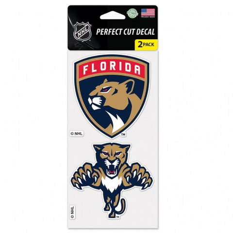 Panthers 4x8 2-Pack Decal NHL
