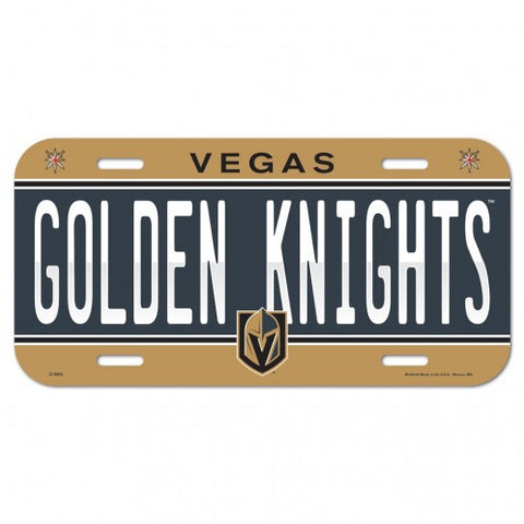 Knights Plastic License Plate Tag
