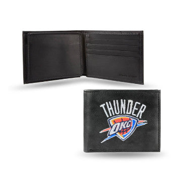 Thunder Leather Wallet Embroidered Bifold