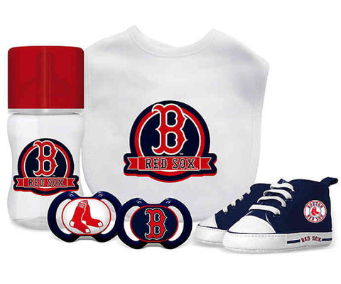 Red Sox 5-Piece Baby Gift Set