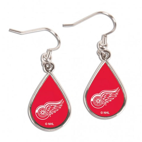 Red Wings Earrings Dangle Tear