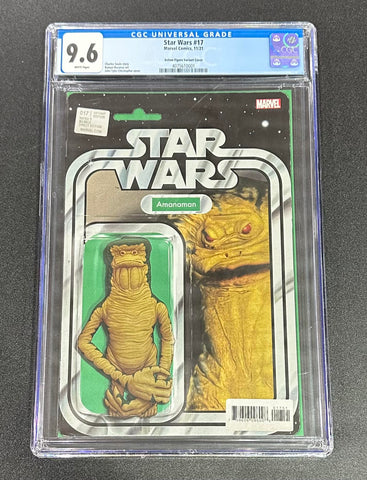 Star Wars Issue #17 November 2021 Action Figure Variant Cover CGC Graded 9.6 Comic Book