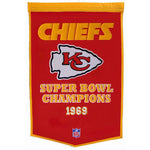 Chiefs 24"x38" Wool Banner Dynasty