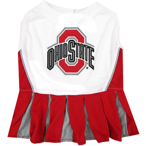 Ohio St Pet Cheerleader Outfit X-Small