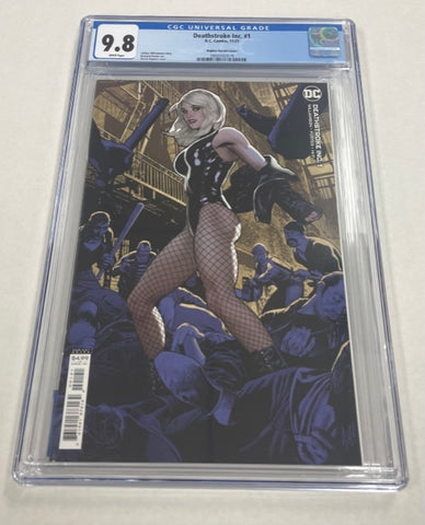 Deathstroke Inc. Issue #1 2021 Hughes Variant Cover CGC Graded 9.8 Comic Book