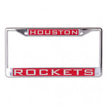 Rockets Laser Cut License Plate Frame Silver Magic