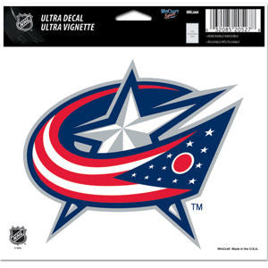 Blue Jackets 4x6 Ultra Decal