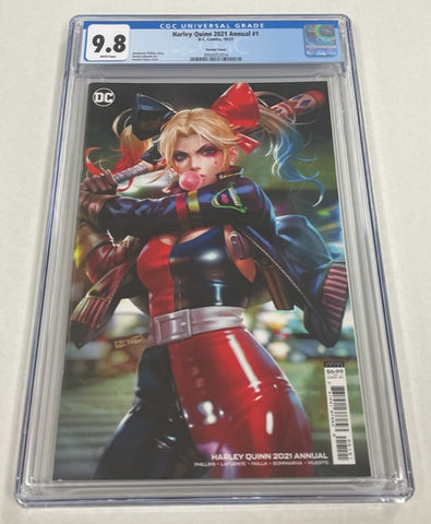 Harley Quinn Annual Issue #1 Variant Cover October 2021 CGC Graded 9.8 Comic