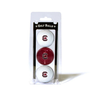 Gamecocks 3-Pack Golf Ball Clamshell