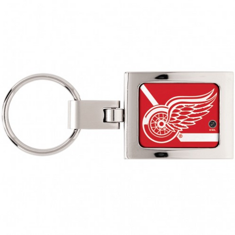 Red Wings Keychain Domed Square