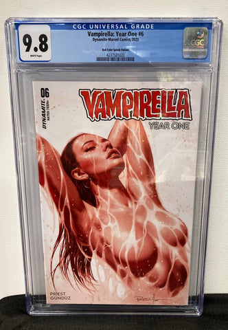 Vampirella: Year One Issue #6 April 2023 CGC Graded 9.8 Comic Book