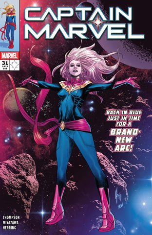 Captain Marvel Issue #31 LGY #165 August 2021 Cover A Comic Book