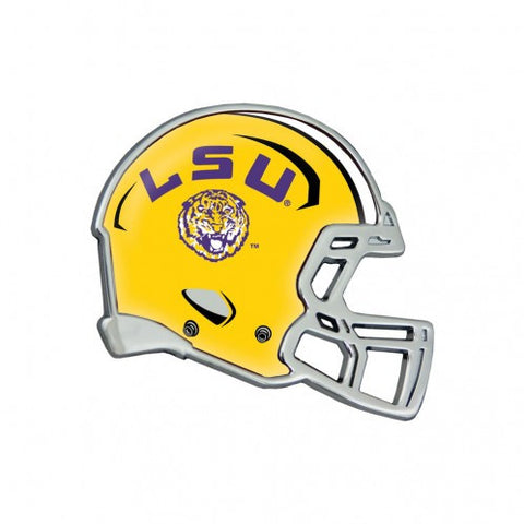 LSU Auto Emblem Metal Helmet