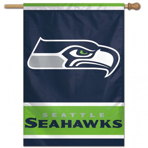 Seahawks Vertical House Flag 1-Sided 28x40
