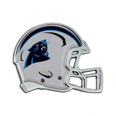 Panthers Auto Emblem Metal Helmet NFL