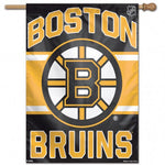 Bruins Vertical House Flag 1-Sided 28x40 Logo & Name