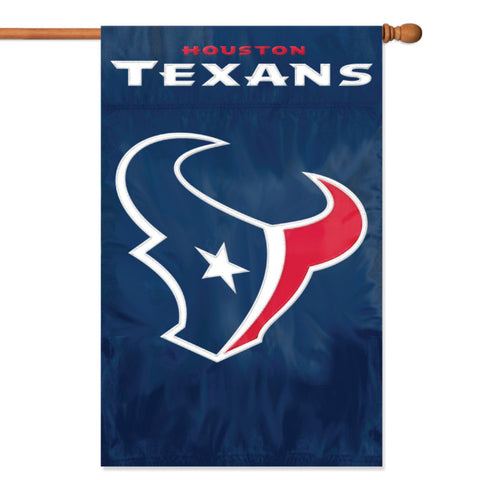 Texans Premium Vertical Banner House Flag 2-Sided