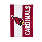 Cardinals Garden Flag Embellish NFL