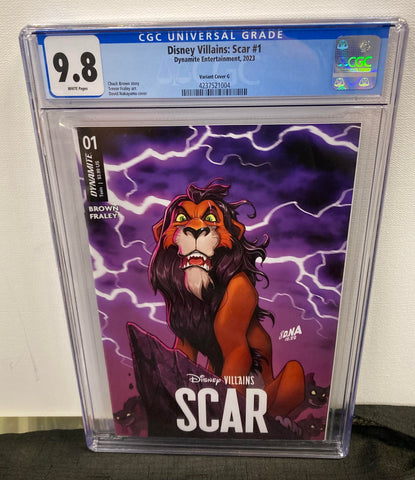 Disney Villains: Scar Issue #1 2023 CGC Graded 9.8 Comic Book