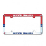 Canadiens Plastic License Plate Frame Color Printed