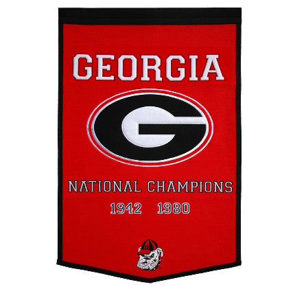 Georgia 24"x38" Wool Banner Dynasty