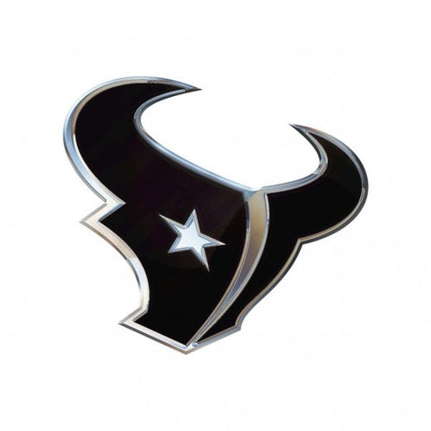 Texans Auto Emblem Metal Logo