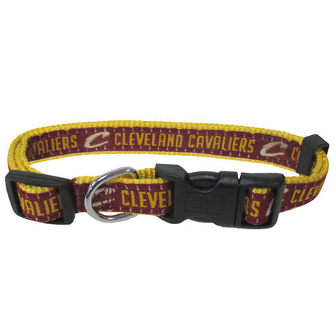 Cavaliers Dog Collar Woven Ribbon Medium