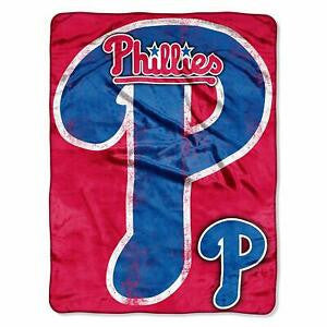 Phillies Micro Raschel Throw Blanket 46x60 Walk Off