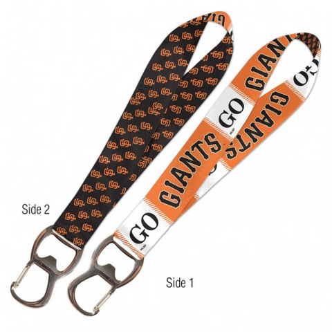 Giants 1" Lanyard Key Strap w/ Bottle Opener MLB