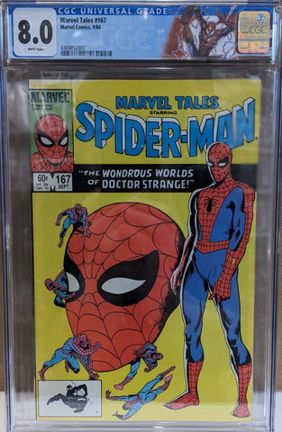 Marvel Tales Issue #167 September 1984 CGC Graded 8.0 Special Label Comic Book
