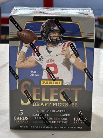 2022 Panini Select Draft Picks NCAA NFL Blaster Box