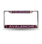 Avalanche Laser Cut License Plate Frame Silver