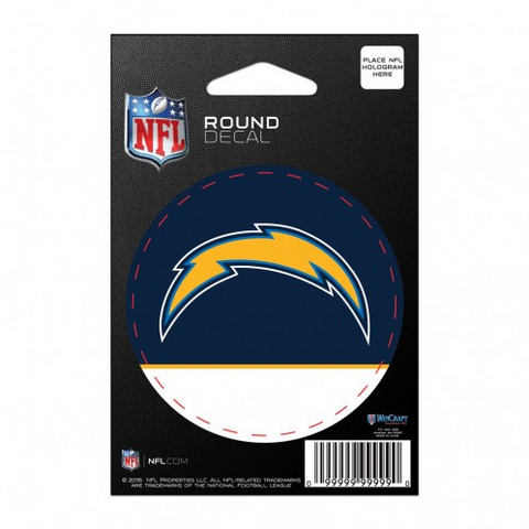 Chargers Round Sticker 3"