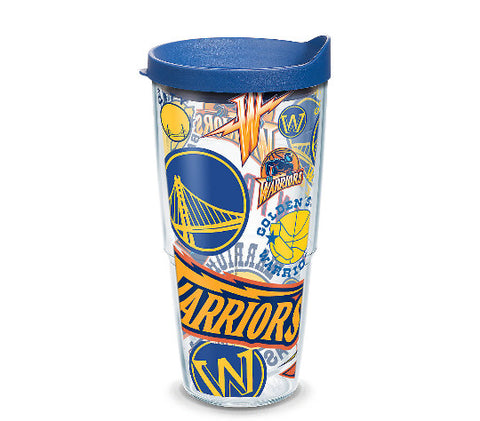 Warriors 24oz All Over Tervis w/ Lid