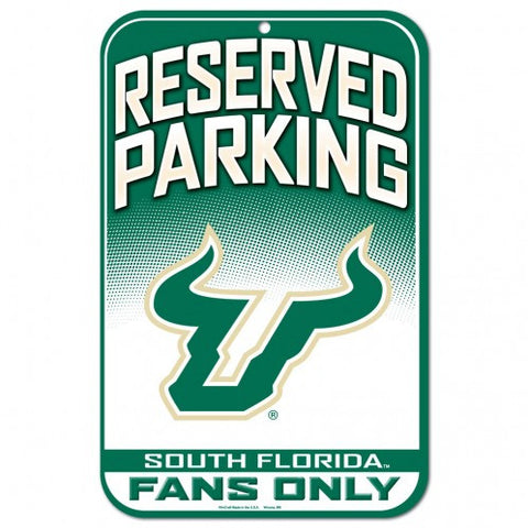 USF Plastic Sign 11x17 Reserved Parking Fade