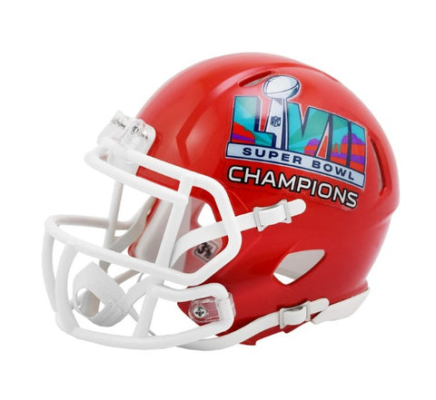 Chiefs Mini Helmet Speed Super Bowl 57 Champs