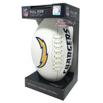 Chargers White Panel Football