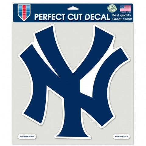Yankees 8x8 DieCut Decal Color Logo