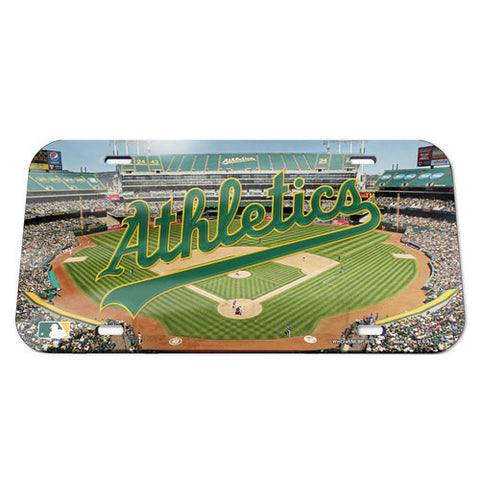 Athletics Laser Cut License Plate Tag Acrylic Color Field
