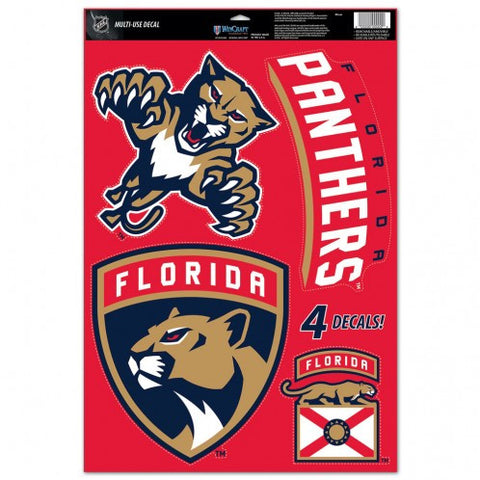 Panthers 11x17 Cut Decal NHL
