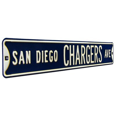 Chargers Street Sign
