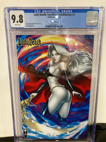 Lady Death: Sacrificial Annihilation #2 April 2023 CGC Graded 9.8 Comic Book